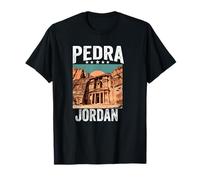 Petra Souvenir Giordano Donne Uomini Sette Meraviglie del Verbo Maglietta