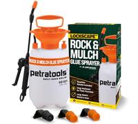 Petra Tools LOCKSCAPE Spruzzatore Colla Pacciamatura 1 Gal - Standard Kit | Spruzzatore a pompa per colla per pacciamatura, colla per roccia, adesivo paesaggistico, fertilizzante