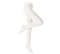 Petrass Ragazza collant bambino treccia cotone senza cuciture danza balletto bambino ragazza leggings 3 pezzi, avorio 1 pezzo, 5-6 Jahre