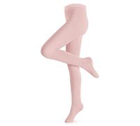 Petrass Ragazza collant bambino treccia cotone senza cuciture danza balletto bambino ragazza leggings 3 pezzi, rosa, 2 pezzi, 5-6 Jahre