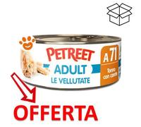 Petreet Cat Adult Le Vellutate al Tonno con Carote - Petreet Cat Adult Le Vellutate al Tonno con Carote - Lattina da 70 Gr - CONFEZIONE RISPARMIO