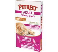 PETREET Cat Cremosi Snack 6x14G TONNO CON CAROTE