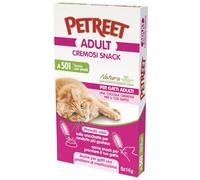 Petreet Cremosi Snack per gatti 6x14 gr - Tonno e piselli - 1° ORDINE? scegli lo sconto BZR5 / BZR20 + 200 punti fedeltà