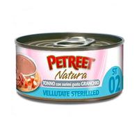 PETREET Natura ST 02 Le VELLUTATE STERILIZED TONNO con SURIMI Gusto Granchio 70 GR.