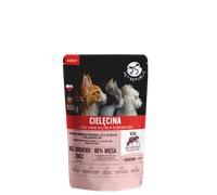 PetRepublic pezzi finemente tritati in una salsa delicata di vitello 100 g per un gatto