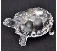 Petrichor Fengshui Vastu originale trasparente cristallo tartaruga per pace e benessere, Tessuto, Clear (XtraLarge)