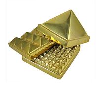 Petrichor Vastu Pyramid (Multistrato): 91 Pyramids in Total - Brass