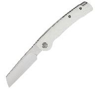 Petrified Fish PFE04 Scholar Satin 154CM Bianco G10 PFE04W