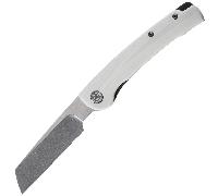 Petrified Fish PFE04 Scholar Stonewashed 154CM Bianco G10 PFE04WW