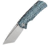 Petrified Fish PFP01T Beluga Stonewash K110 Blue Micarta PFP01TBMW