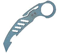 Petrified Fish PFT01 Karatool Blu Stonewashed 6AL4V Titanio PFT01B