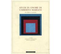 Petrillo,Raymond. - Studi in onore di Umberto Mariani: da Verga a Calvino.