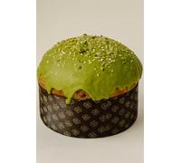 Petris Panettone Artigianale al Pistacchio, Dolce Natalizio Tradizionale con Glassa Verde e Granella di Pistacchi, 1 kg