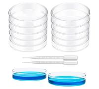 Petrischalen,Hochborosilikatglas,Piastra Petri Piatti Petri in vetro Piastre Di Petri In Plastica Sterile Capsula Petri con Coperchio, Sterili Trasparenti