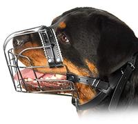PetriStor, museruola in metallo per cane Rottweiler, con cinghie regolabili in pelle, №3