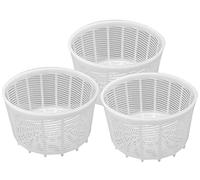 PetriStor Set di 3 stampi per formaggio morbido e crema di formaggio, adatti alla produzione casalinga