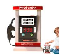 Petrol Pump Toy - Toy Station Playset | Petrol Station Playset | Simulation Petrol Station Toy Set Desktop Children Educational Toys for Kids Learning Toy for Music and Lights