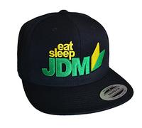 Petrolhead: Eat Sleep JDM - cap Berretto per Appassionati di Tuning, Drift e motorismo - Classic Snapback Flexfit