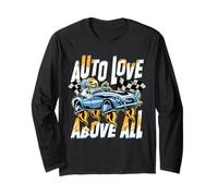Petrolhead Tuning Auto Drifting Auto Love Above All Maglia a Manica