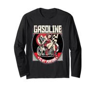 Petrolhead Tuning Auto Drifting Gasoline Is My Perfume Maglia a Manica