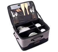 Petromax Catago Box 50 - Robusta scatola da campeggio con 50 l di volume - Trasporto impilabile con divisori variabili per attrezzature e accessori esterni