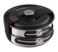Petromax Dimego Stoviglie 4-teilig Set Pentole Campeggio Pentola Padella Esterno