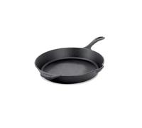 Petromax Essential Line - Padella in ghisa da 30 cm | Robusta padella in ghisa per induzione, barbecue e falò. La bistecchiera ideale in ghisa con patina naturale