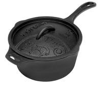 Petromax KR2 Cast-iron saucepan, padella, nero Onesize Black