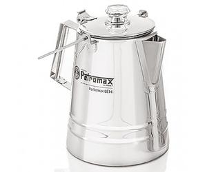 Petromax Percolator Perkomax le14 made of stainless steel, percolatore 2.1L Silver