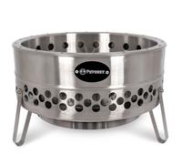 Petromax Tyropit Ciotola Fuoco Focolare Campo Braciere Forno Acciaio Inox Nuovo