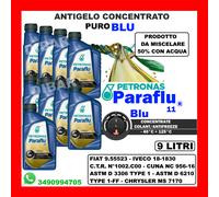 PETRONAS ANTIGELO BLU MACCHINE INDUSTRIALI CONCENTRATO PARAFLU 11 TYPE 1-FF 9 LT