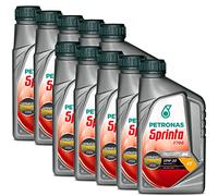 Petronas Kit 10x Sprinta F700 10W-30 Olio Motore Semi Sintetico per Moto e Scooter 4 Tempi - 10 Confezioni da 1 Litro