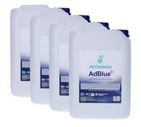 Petronas Kit 4X AdBlue - Fluido Sintetico per Veicoli Diesel con Sistema SCR - Pronto all'Uso - 4 Confezioni da 10 Litri