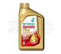 Petronas Sprinta Olio Miscela Motore T900 2T Moto e Scooter 100% Sintetico 1LT