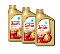 Petronas Sprinta Olio Miscela Motore T900 2T Moto e Scooter 100% Sintetico 3LT