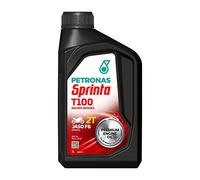 Petronas Sprinta T100 Olio Motore Minerale per Moto e Scooter 2 Tempi - Confezione da 1 Litro