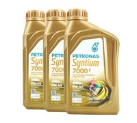 PETRONAS Syntium 7000 E 0W-40 SP Olio Motore, MB 229.5, MB 229.3, 3x1 Litro