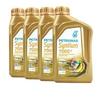 PETRONAS Syntium 7000 E 0W-40 SP Olio Motore, MB 229.5, MB 229.3, 4x1 Litro