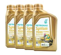 Petronas Syntium 7000 Hybrid 0W-20 Sp Olio Motore,dexos1 Gen3,4x1 Litro