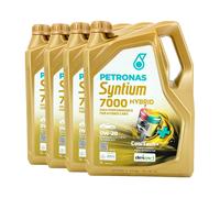 Petronas Syntium 7000 Hybrid 0W-20 Sp Olio Motore,dexos1 Gen3,4x5 Litro