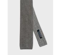 Petronius 1926 cravatta a maglia in cotone, cucita a mano, bicolore marrone LCM3