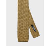 Petronius 1926 cravatta a maglia larga in cotone, cucita a mano, marrone LCM3.L.