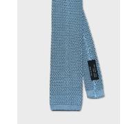 Petronius 1926 cravatta a maglia larga in cotone, dritta, azzurro KCM3.A