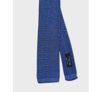 Petronius 1926 cravatta a maglia larga in cotone, dritta, blu KCM3.B