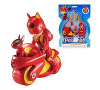 Petronix Defenders EU82001010 - Matt e Pup-E, action figure per bambini con animale domestico, alta circa 8 cm, con cellulare e zainetto