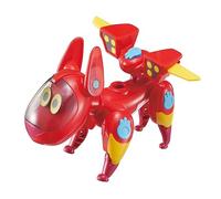 AlphaToys Petronix Defenders Transformable Pup-E Modo Max, figura di gioco per bambini alta circa 12 cm, cane robot trasformabile con ali pieghevoli