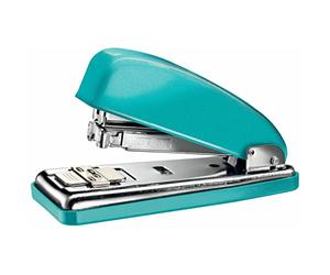 Petrus 626514 Cucitrice metallica classica, graffetta 30 fogli, apertura a 180°, gamma Wow, turchese