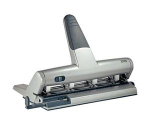 Petrus 803762 - Perforatrice di 4 buchi 30 fogli grigio