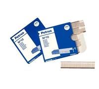 Petrus Scatola da 1000 Punti Galvanizzati N. 10 - Fino a 10 Fogli - Perno da 4 mm NEW