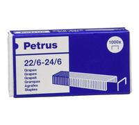 Petrus Staples 22/6 1000 unità zincate
